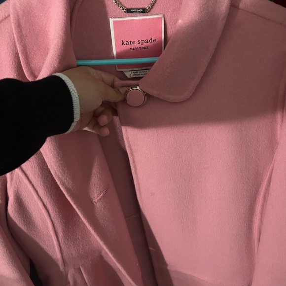 - Kate Spade Wool Pink Coat - Picture 3 of 4